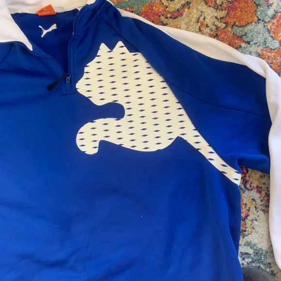 Puma 1/4 zip track top - Picture 2 of 4